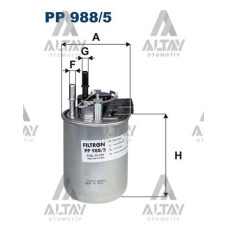 FILTRON-FLT-PP988/5 YAKIT FİLTRESİ (MAZOT) JUKE 14= / PULSAR 14= FILTRON-FLT-PP988/5 YAKIT FİLTRESİ (MAZOT) JUKE 14= / PULSAR 14=